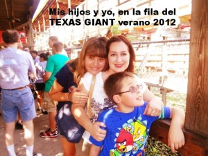 Nerviosos de subirnos al Texas Giant